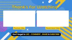 Non-Marketing Youtube Endscreen Graphic Background