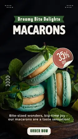 Food and Beverage - Instagram Dreamy Macarons - Instagram Story