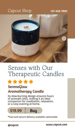 Beauty Candle Aromatherapy Promotion Tiktok