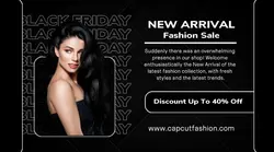 Black Friday Fashion Facebook Ad