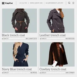 Clothing＆Trench coat Display Minimalist