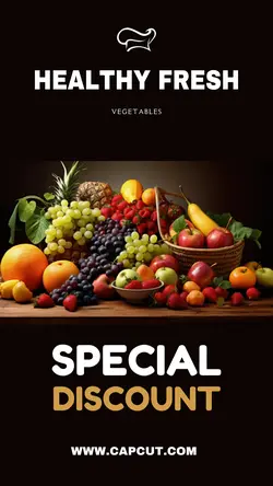 Healthy Fresh Vegetables Sale Instagram Story