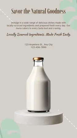 Foods & Beverage Menu