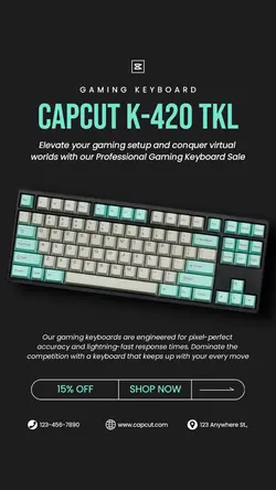 Gaming Keyboard Sale - Instagram Story
