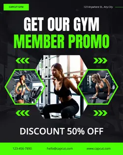 GYM Promotion Instagram Portrait