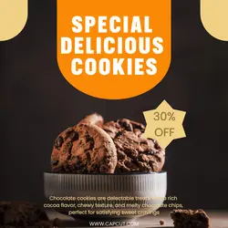 Special Delicious Cookies Promotion Instagram Post