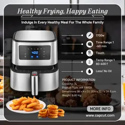 household airfryer promotion instagram post