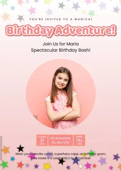 Non-Marketing Invitation-Kid Birthday