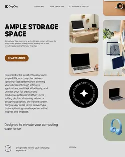  Electronic products Product display computer