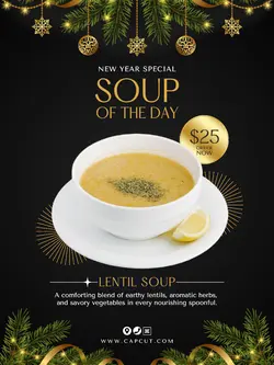 New Year Special Soup of the Day