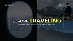 YouTube Thumbnail Vlog Europe Traveling