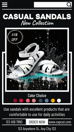 Fashion Sandals Sale Promotion