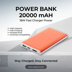 Electronic Power Bank Product Display