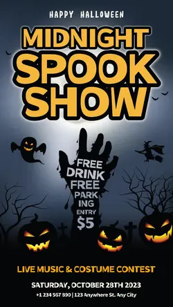 Halloween Spook Show Instagram Story