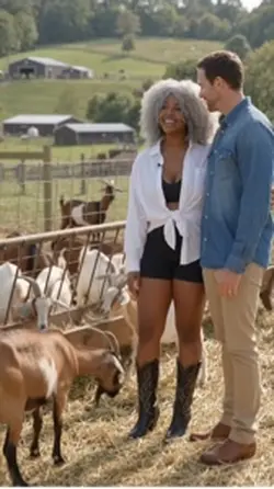 At the farm