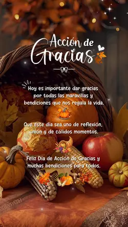 Feliz Acción Gracias