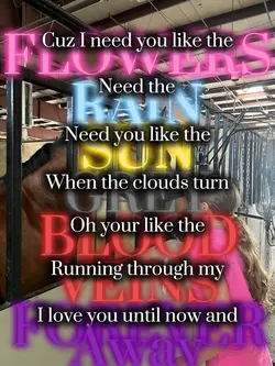 Flower need the rain