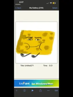 Spongy man face :3