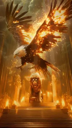 Lion Eagle Battle