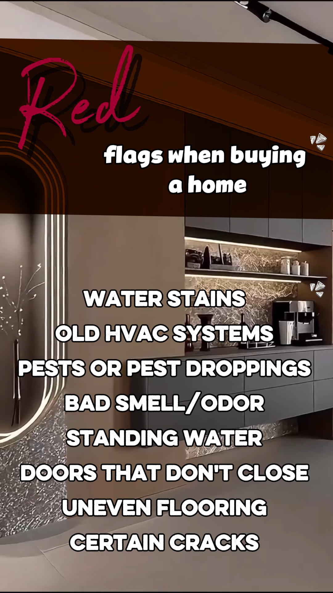Rote Fahnen in 🏡