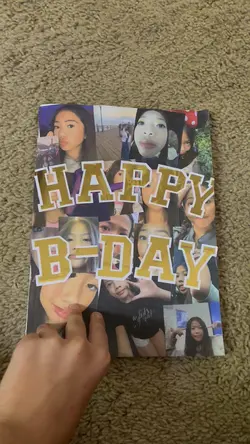 bday card for freind