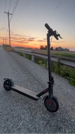 e-scooter sunset