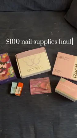nail supplies haul 💕