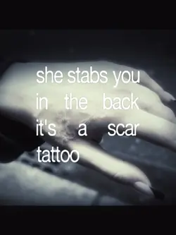 Scar tattoo 
