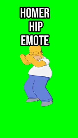 Homer hip emote 