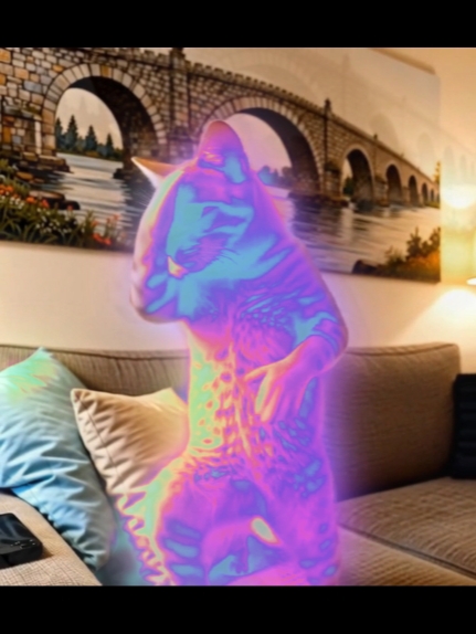 dancing kitty