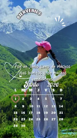 Calendario de Junio
