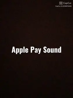 Apple Pay sound