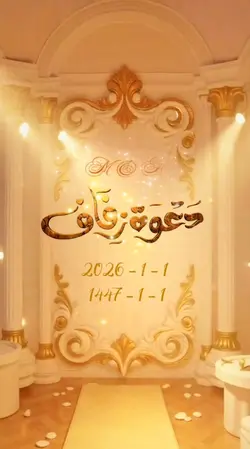 دعوة زفاف للتعديل