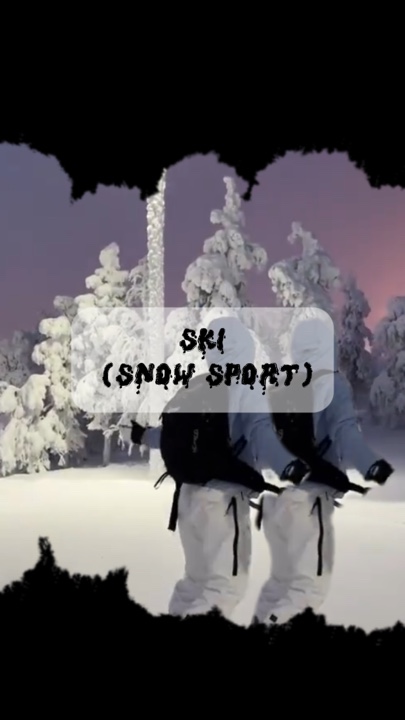OLAHRAGA SALJU SKIING 