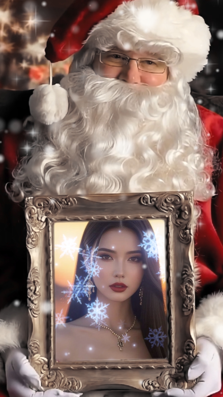 Cadre photo du Père Noël