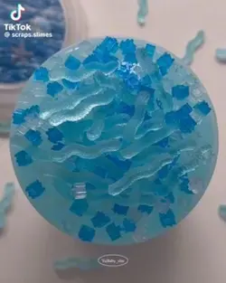Blue slime asmr