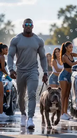 Dog on the stroll