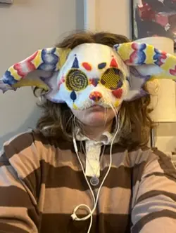 CLOWN CAT MASK 