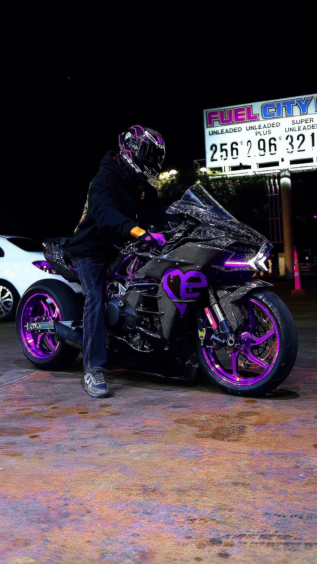 Crazy motorbike