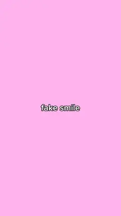 fake smile