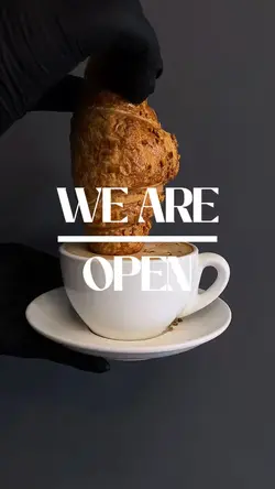 we are opening