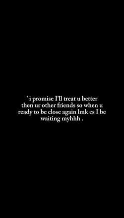 ’ I promise .