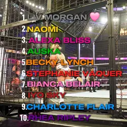 ranking wwe woman
