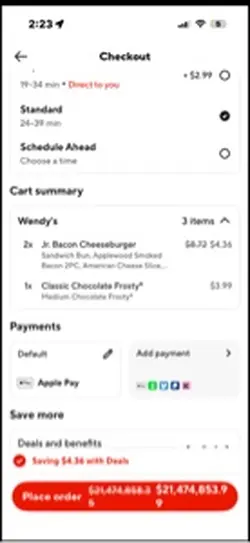 “doordash is cheap”