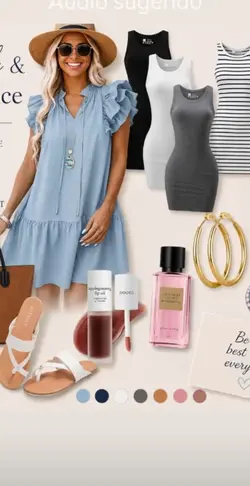Elegant dress, shoes