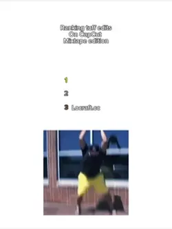 Ranking tuff edits