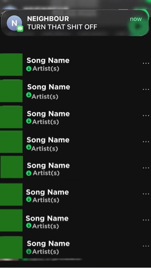 Modèle de chanson préférée