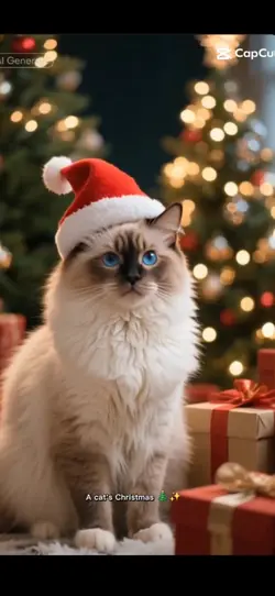 Christmas cat