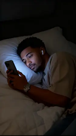 Check phone at night