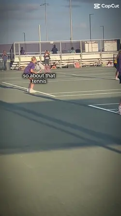 soo abt that tennis😚